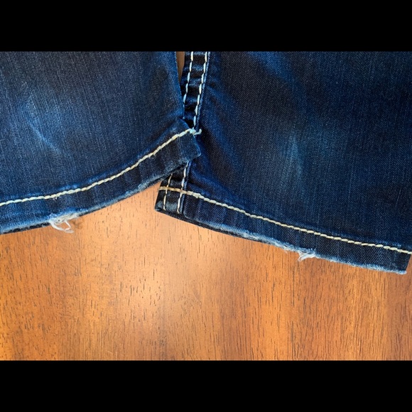 GUC Skinny Jeans: Dark Wash, Flattering Fit, Berkley, Low-Rise 25w x 32l - Picture 7 of 13